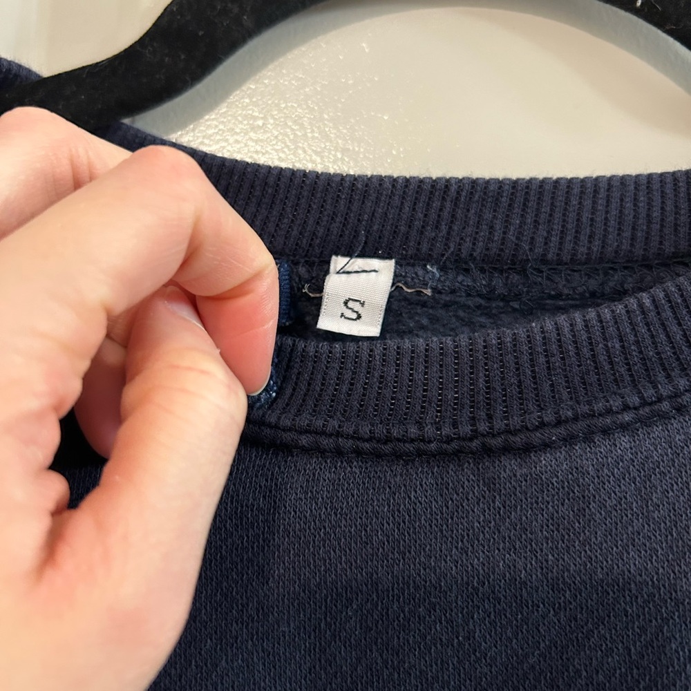 Brandy Melville Dark Blue USA Crewneck Sweater - Picture 3 of 4